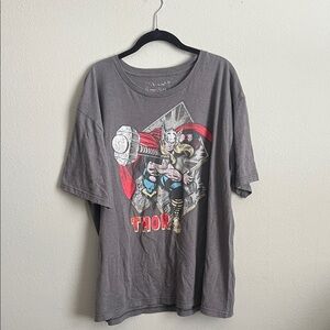 Marvel Thor Graphic Tee in Gray